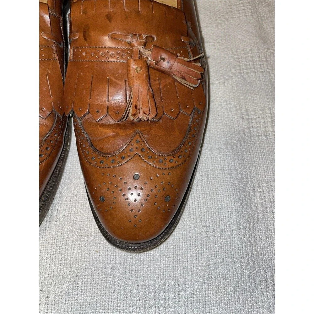 Johnston & Murphy Optima Men’s Dress Shoes Size 10.5 D Brown Leather Business